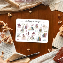 Charger l'image dans la galerie, Petite planche de stickers notations illustrées Lectures Printanières - Livres