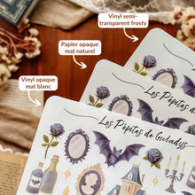 Charger l'image dans la galerie, Petite planche de stickers La danse des vampires