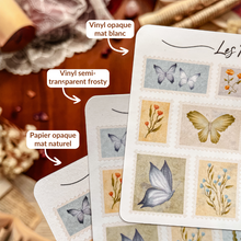 Charger l'image dans la galerie, Petite planche de stickers timbres Fleurs des champs