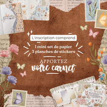 Load image into Gallery viewer, Journaling Workshop - At Cha'Cheshire - Le Mans