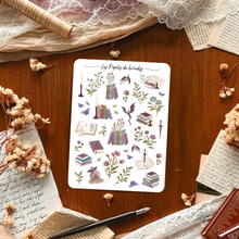 Load image into Gallery viewer, Grande planche de stickers Lectures Printanières - Romantasy