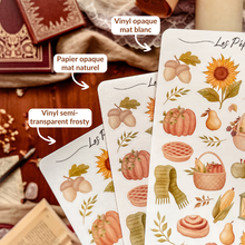 Load image into Gallery viewer, Large sheet of Autumn Market stickers