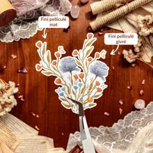 Charger l'image dans la galerie, Lot de 3 grands stickers Fleurs des champs