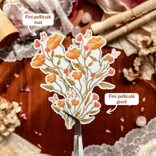Charger l'image dans la galerie, Lot de 3 grands stickers Fleurs des champs