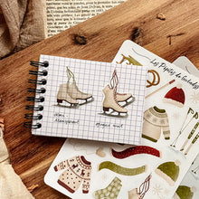 Load image into Gallery viewer, Large sheet of Frosty Winter stickers - red and green