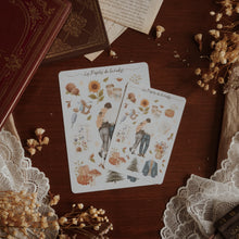 Load image into Gallery viewer, Planche de stickers romance d'automne