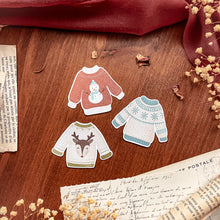Charger l'image dans la galerie, Trio de grands stickers d'Hiver Givré - Pulls d'hiver