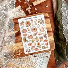 Load image into Gallery viewer, Large sheet of Autumn Market stickers