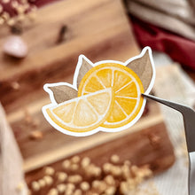 Load image into Gallery viewer, Large sheet of Lemon stickers