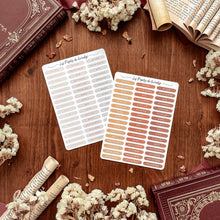 Charger l'image dans la galerie, Set de 10 grandes planches de stickers organisation - couleurs automnales