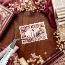 Charger l'image dans la galerie, Petite planche de stickers timbres feuilles automnales