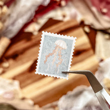 Load image into Gallery viewer, Small sheet of Summer at the beach stamp stickers