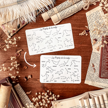 Load image into Gallery viewer, Small sheet of constellation stickers