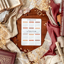 Charger l'image dans la galerie, Set de 10 grandes planches de stickers organisation - couleurs automnales