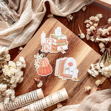 Charger l'image dans la galerie, Lot de 3 grands stickers Automne Cosy