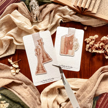 Load image into Gallery viewer, Medieval fantasy magnetic bookmark for paperback format