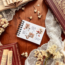 Load image into Gallery viewer, Small sheet of vintage insect stamp stickers