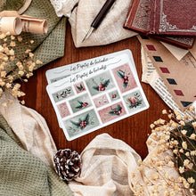 Load image into Gallery viewer, Small sheet of Christmas stamp stickers