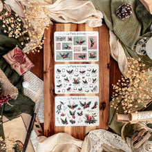 Load image into Gallery viewer, Small sheet of Christmas stamp stickers