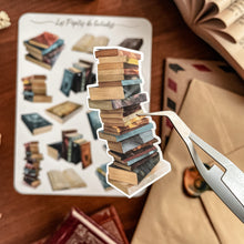 Load image into Gallery viewer, Large sheet of modern book stickers