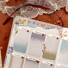 Charger l'image dans la galerie, Petite planche de stickers timbres Fleurs des champs