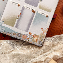 Charger l'image dans la galerie, Petite planche de stickers timbres Fleurs des champs