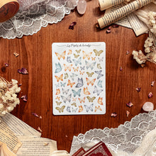 Charger l'image dans la galerie, Grande planche de stickers Papillons des champs