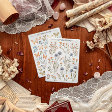 Charger l'image dans la galerie, Grande planche de stickers Fleurs des champs