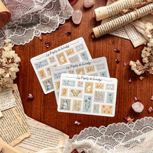 Charger l'image dans la galerie, Petite planche de stickers timbres Fleurs des champs