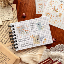 Charger l'image dans la galerie, Petite planche de stickers timbres Fleurs des champs