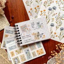 Charger l'image dans la galerie, Petite planche de stickers timbres Fleurs des champs