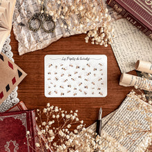 Load image into Gallery viewer, Small sheet of bumblebee stickers