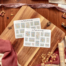 Load image into Gallery viewer, Small sheet of Spring flower stamp stickers