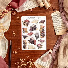 Load image into Gallery viewer, Large sheet of modern book stickers