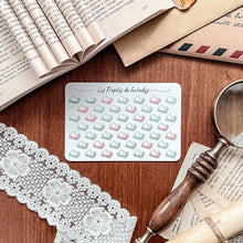 Load image into Gallery viewer, Small sheet of reading support stickers - paper book
