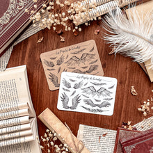 Load image into Gallery viewer, Small sheet of angel wing stickers