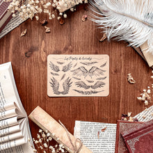Load image into Gallery viewer, Small sheet of angel wing stickers