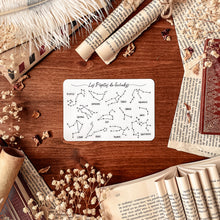 Load image into Gallery viewer, Small sheet of constellation stickers