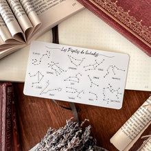 Load image into Gallery viewer, Small sheet of constellation stickers