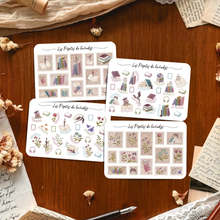 Charger l'image dans la galerie, Petite planche de stickers timbres Lectures Printanières - Livres
