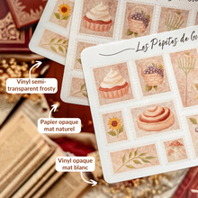 Charger l&#39;image dans la galerie, Petite planche de stickers timbres Marché d&#39;Automne
