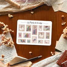 Charger l'image dans la galerie, Petite planche de stickers timbres Lectures Printanières - Livres
