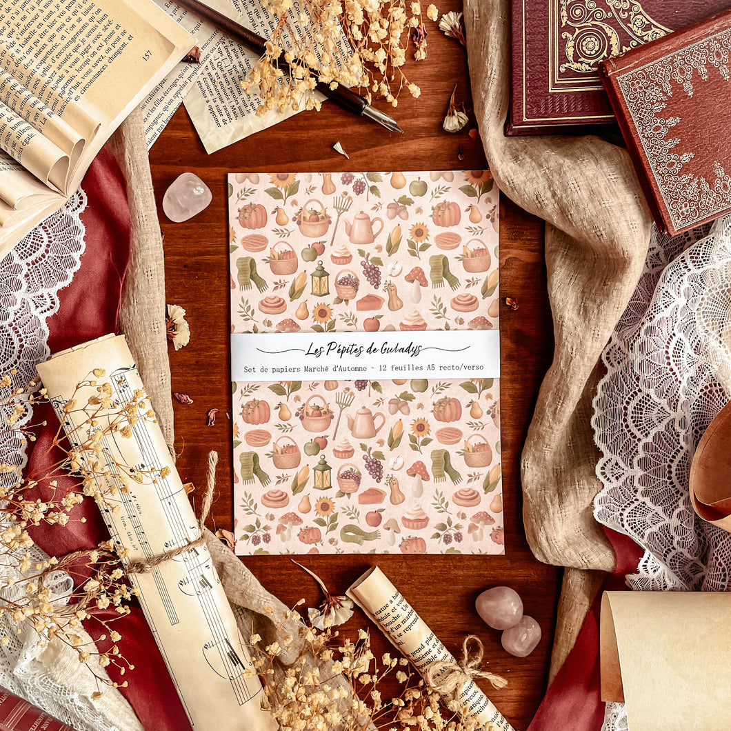 Set de papiers - Marché d'Automne