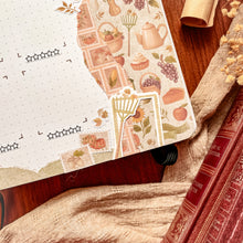 Charger l&#39;image dans la galerie, Petite planche de stickers timbres Marché d&#39;Automne
