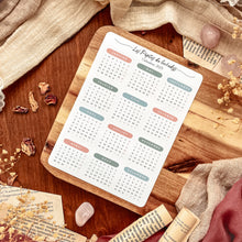 Load image into Gallery viewer, Large sheet of calendar stickers - spring colors
