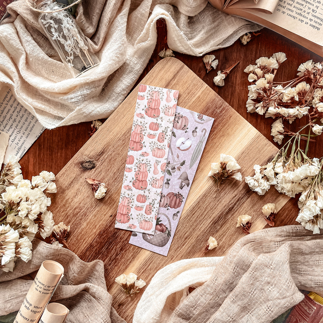 Autumn leaves bookmark