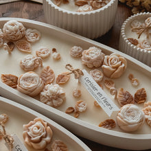 Load image into Gallery viewer, Bougie décorée Cerisier en fleurs – Grande ovale
