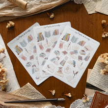 Charger l'image dans la galerie, Grande planche de stickers Lectures Printanières - Livres
