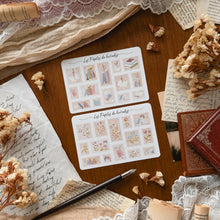 Charger l'image dans la galerie, Petite planche de stickers timbres Lectures Printanières - Livres
