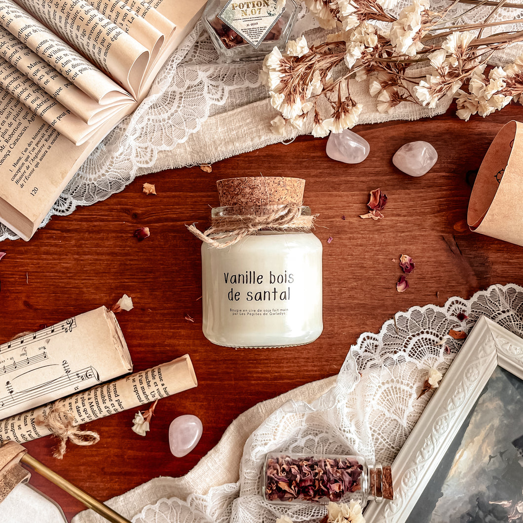 Bougie vanille bois de santal